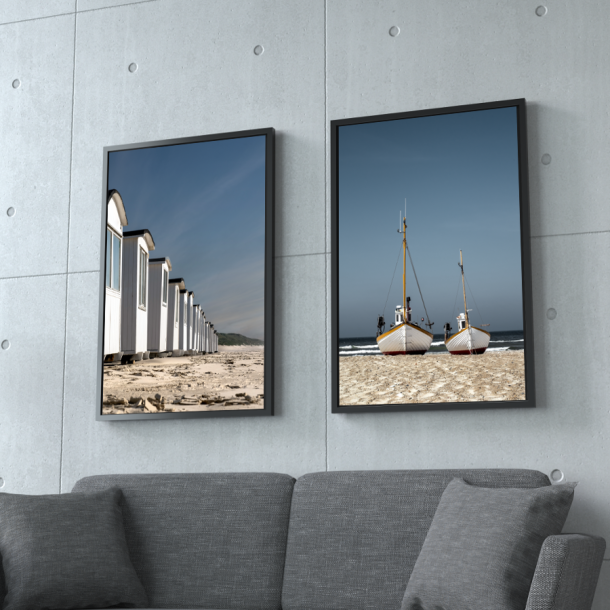 BLOKHUS STRAND - NATURPLAKAT