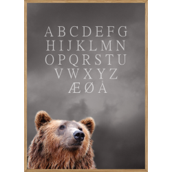 BEAR ALPHABET - B�RNEPLAKAT