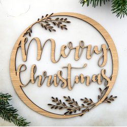 Julekrans - Merry Christmas