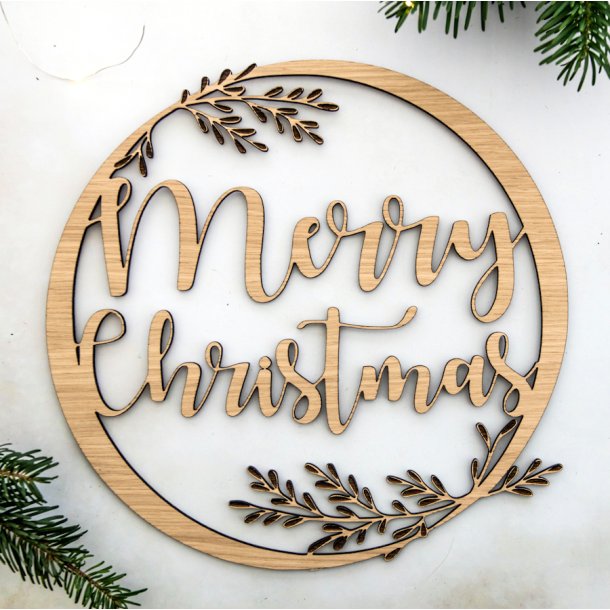 Julekrans - Merry Christmas