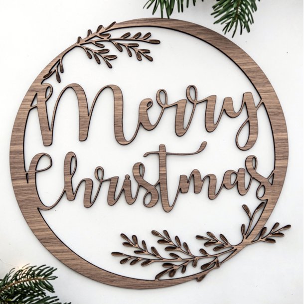 Julekrans - Merry Christmas