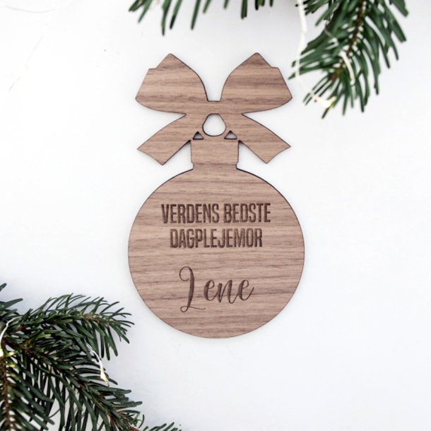 Julekugle - Verdens bedste dagplejemor