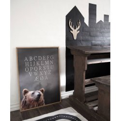 BEAR ALPHABET - B�RNEPLAKAT