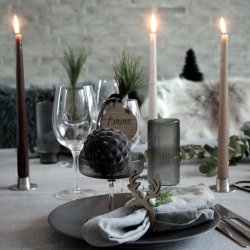 Julekugle med fnug - valgfrit navn