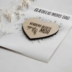 Mors dag kort "Verdens bedste mor"