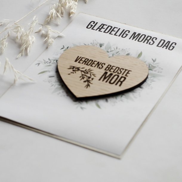 Mors dag kort "Verdens bedste mor"