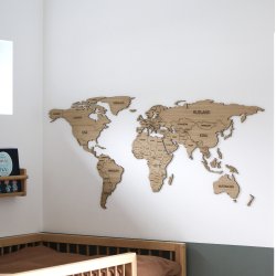 Verdenskort med landegr�nser og landenavne