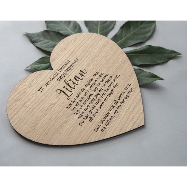 Til verdens bedste dagplejemor - med tekst