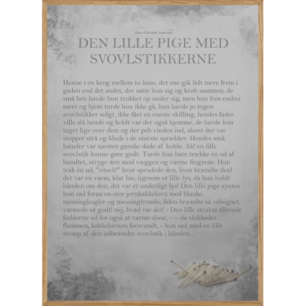 DEN LILLE PIGE MED SVOVLSTIKKERNE - THE STORY