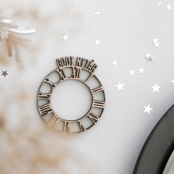 Servietringe "Godt Nytr" - St  4 stk