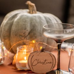 Personlige grskar bordkort