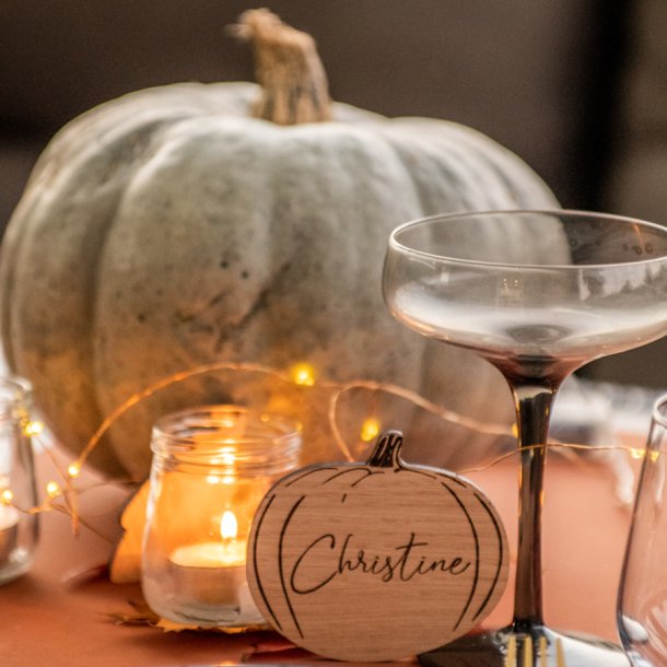 Personlige grskar bordkort