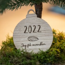 Julekugle - Jeg fik mandlen