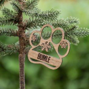 Julepote ophng med navn