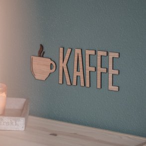 Kaffe dekoration inkl. kaffekop