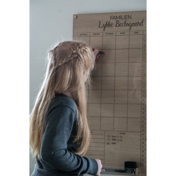 Personlig familiekalender