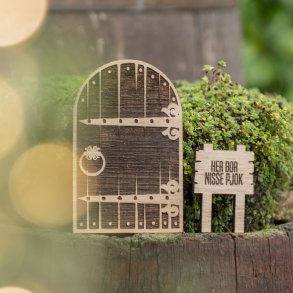 Nissedr med personlig skilt