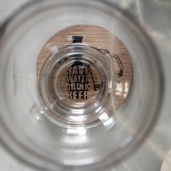 Save water drink beer, coaster 4 stk