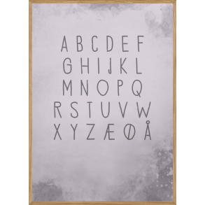 ALPHABET - ROSA - BRNEPLAKAT