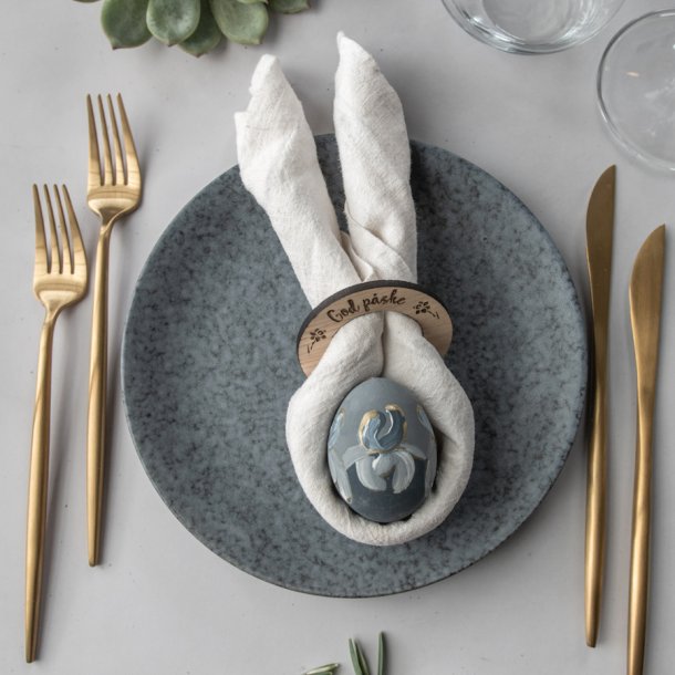 Servietringe "god pske" - st  4 stk