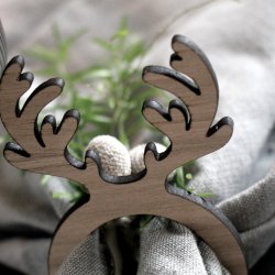 Servietringe gevir - st  4 stk.