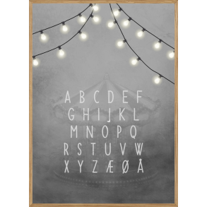 THE ALPHABET - BRNEPLAKAT