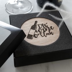 It's wine o'clock, coaster 4 stk