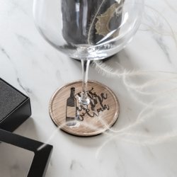 It's wine o'clock, coaster 4 stk