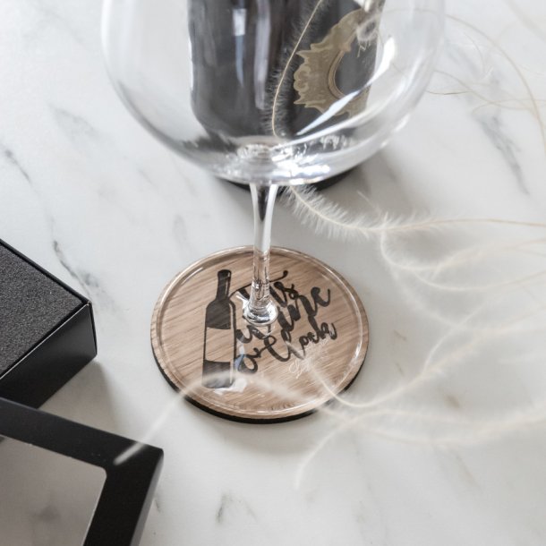 It's wine o'clock, coaster 4 stk
